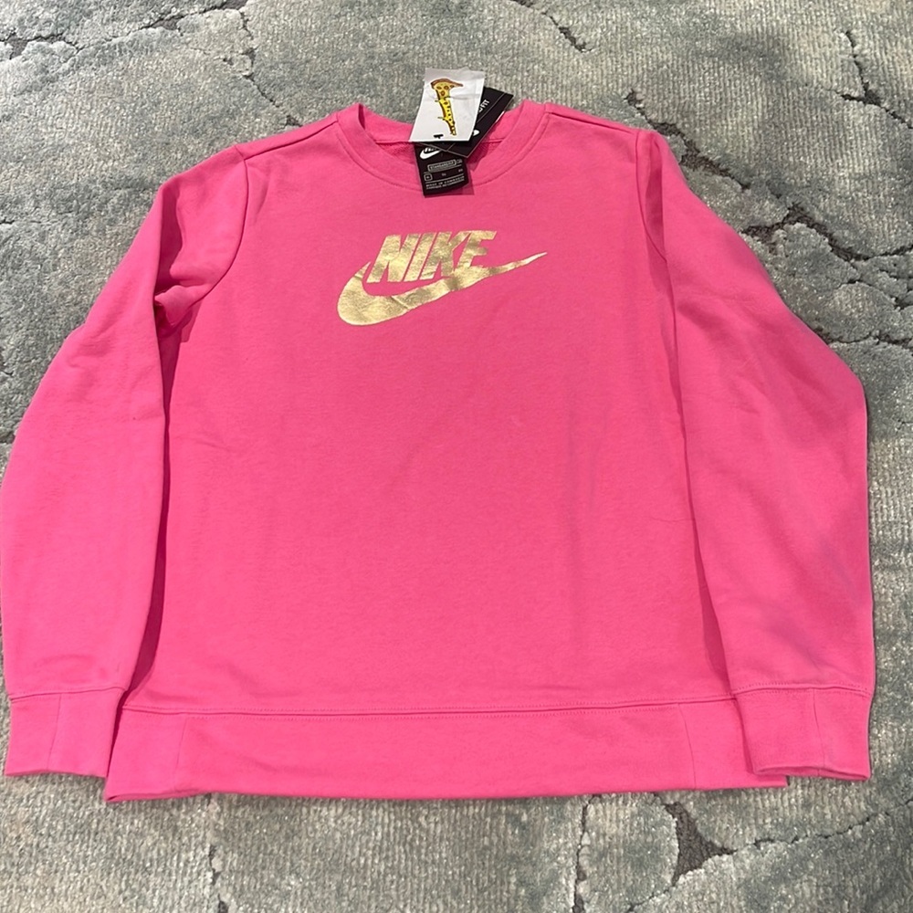 Nike Girls pink sweatshirt